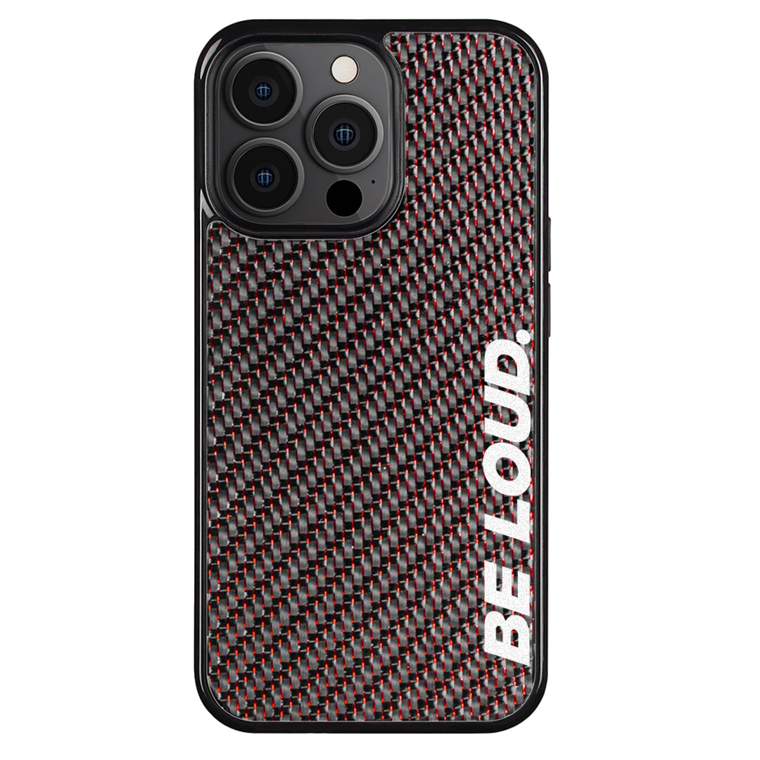 iPhone | Real Carbon Fiber Case | BE LOUD. x SCF Edition