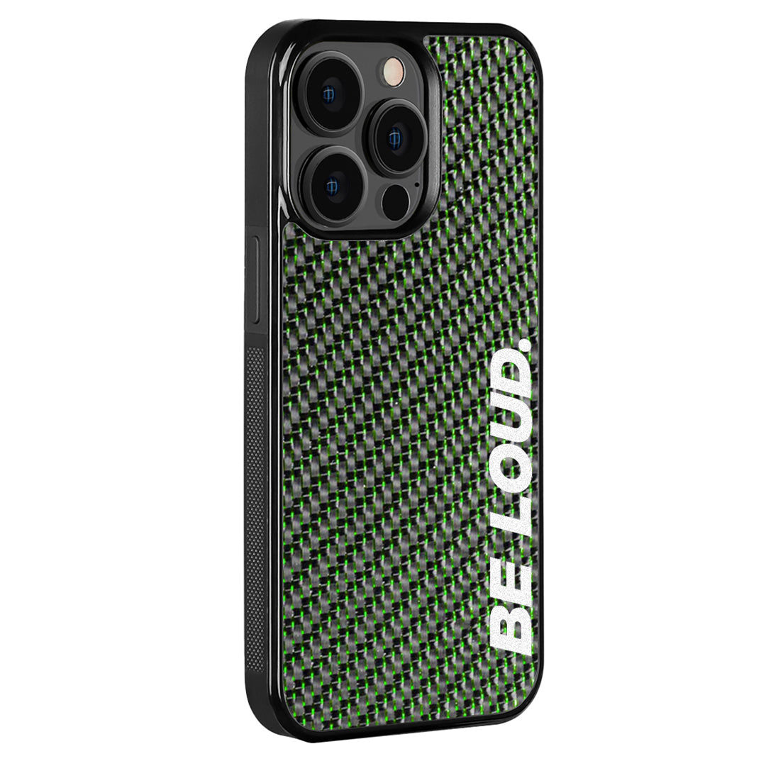 iPhone | Real Carbon Fiber Case | BE LOUD. x SCF Edition