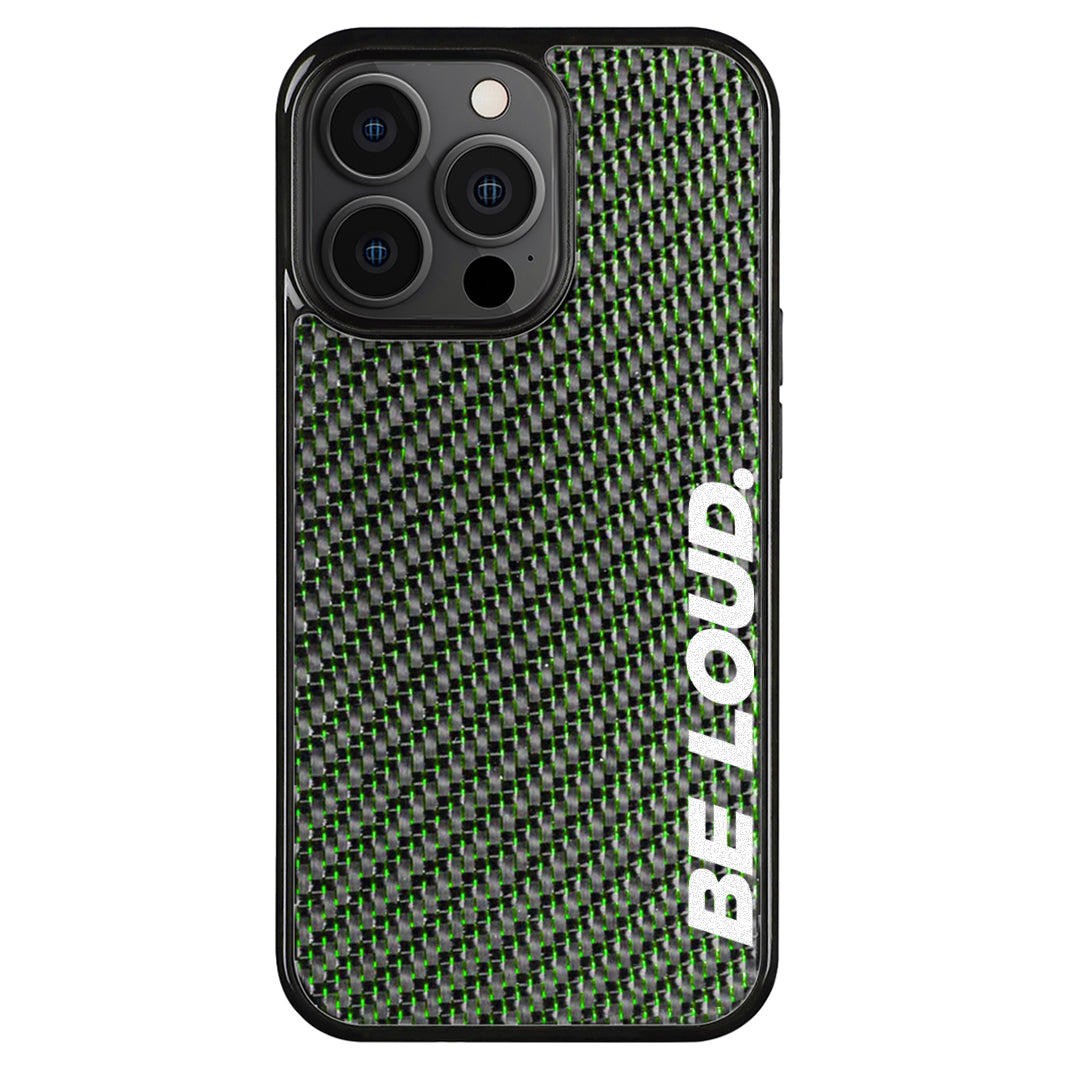 iPhone | Real Carbon Fiber Case | BE LOUD. x SCF Edition