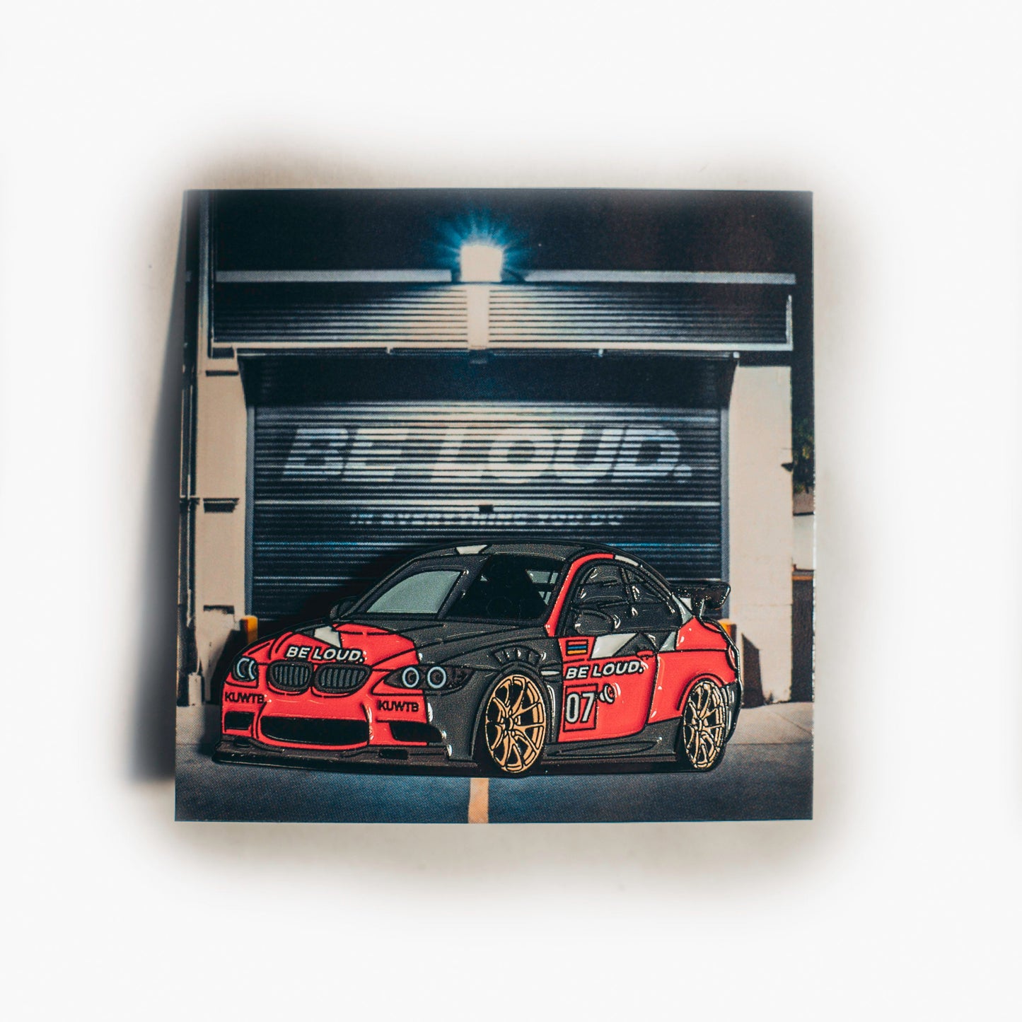 Be Loud x KUWTB Kustoms E92 M3 Limited Edition Enamel Pin