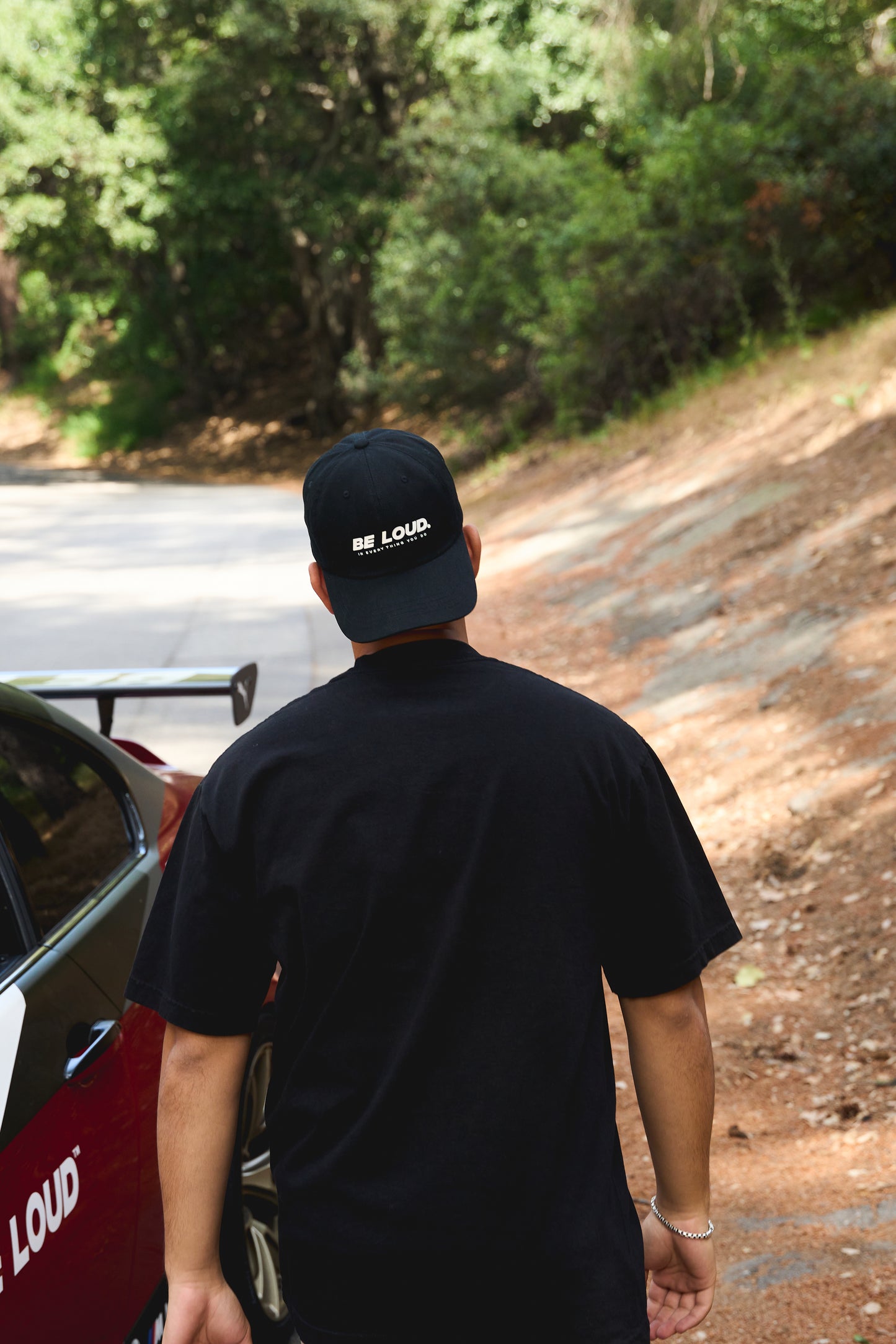 Black 'BE LOUD.' Cap