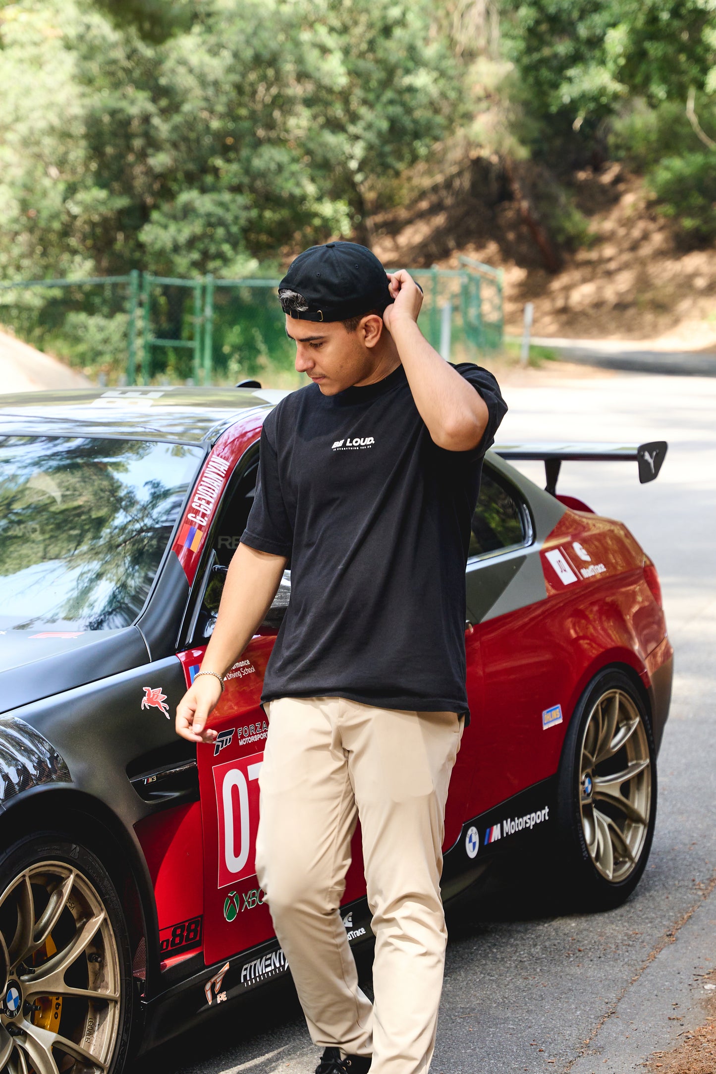 Black 'BE LOUD.' Crew Neck