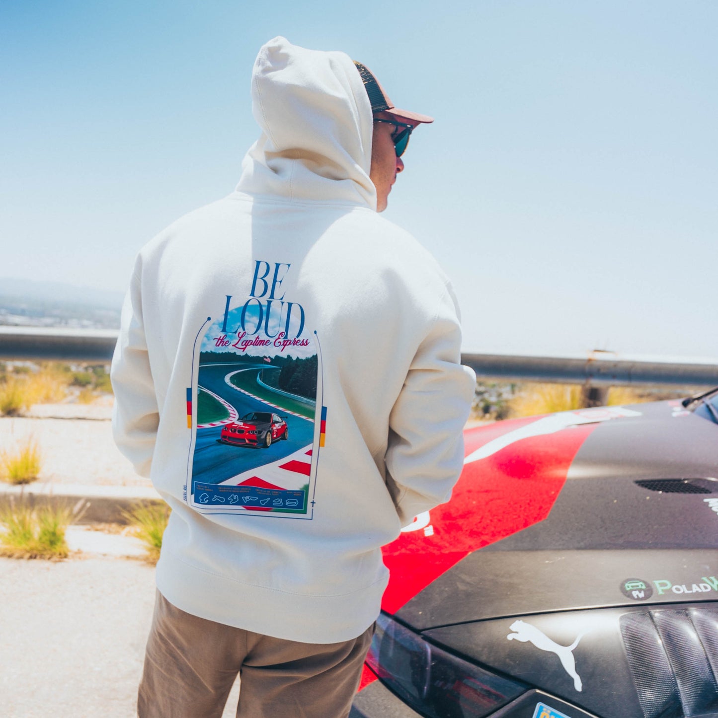 Be Loud LapTime Express Hoodie - Crème