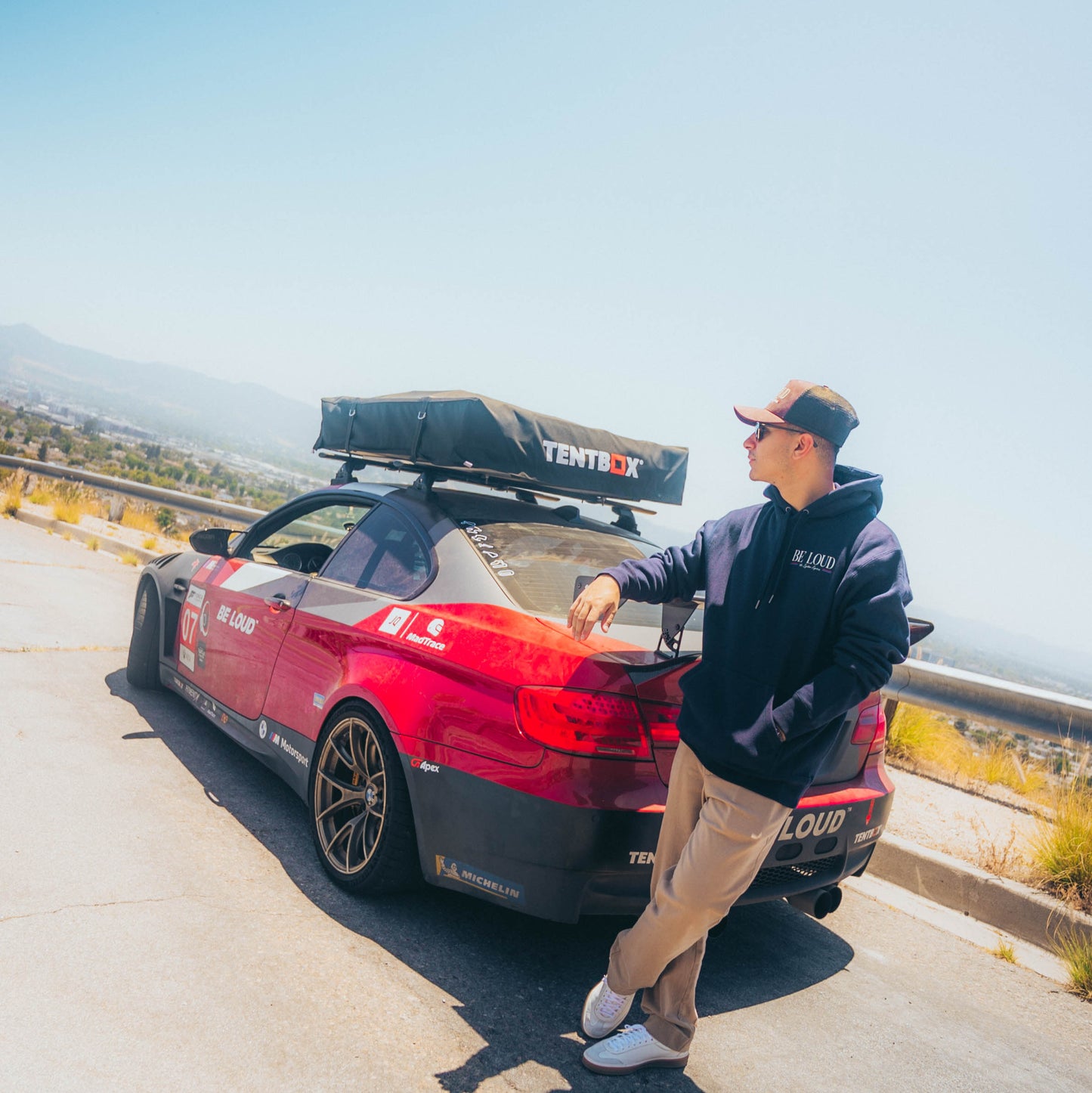 Be Loud LapTime Express Hoodie - Navy