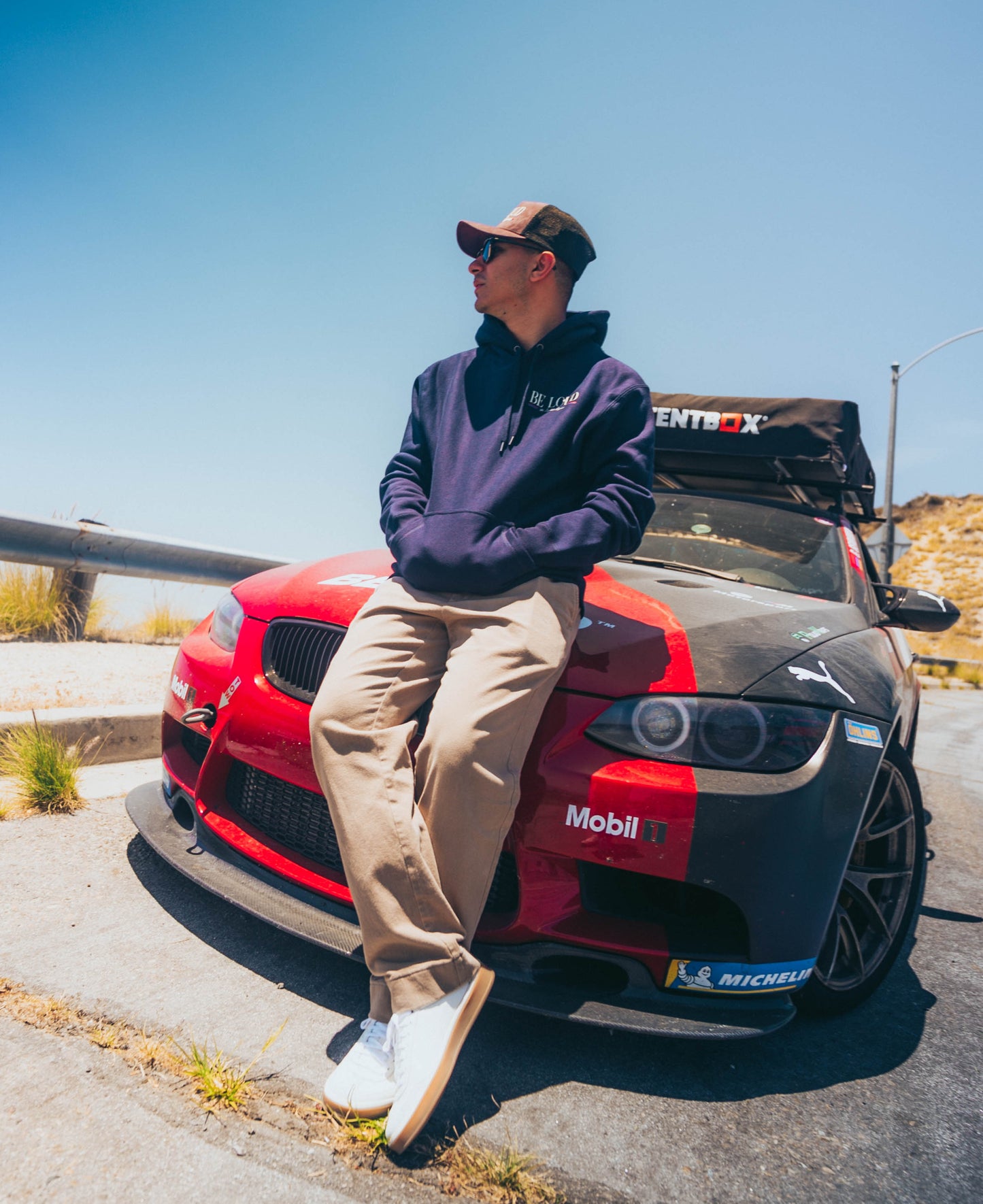 Be Loud LapTime Express Hoodie - Navy