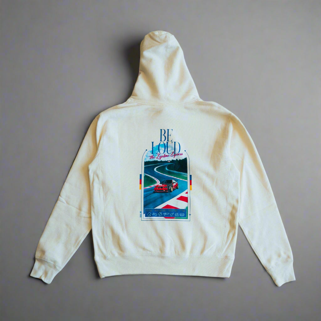 Be Loud LapTime Express Hoodie - Crème