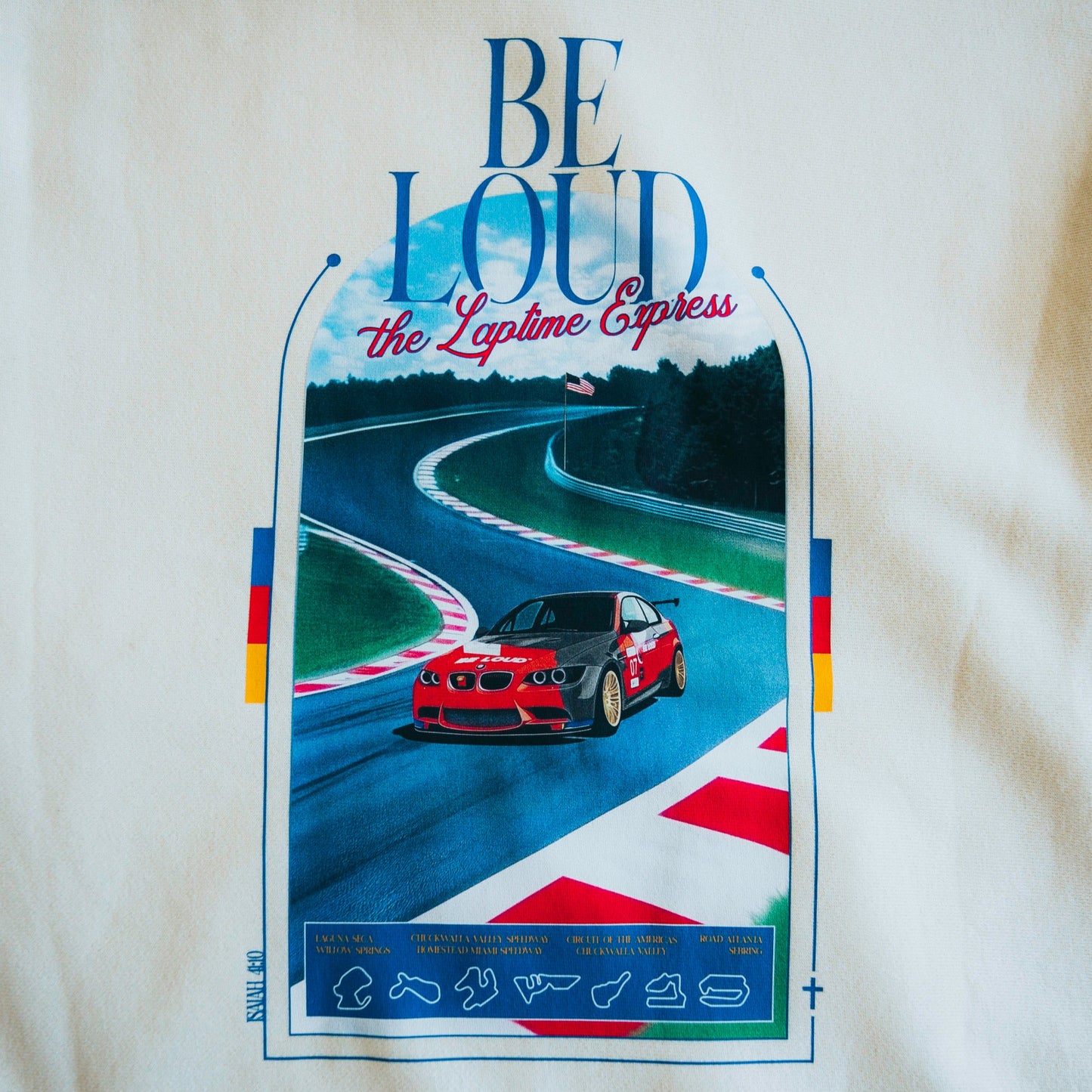 Be Loud LapTime Express Hoodie - Crème