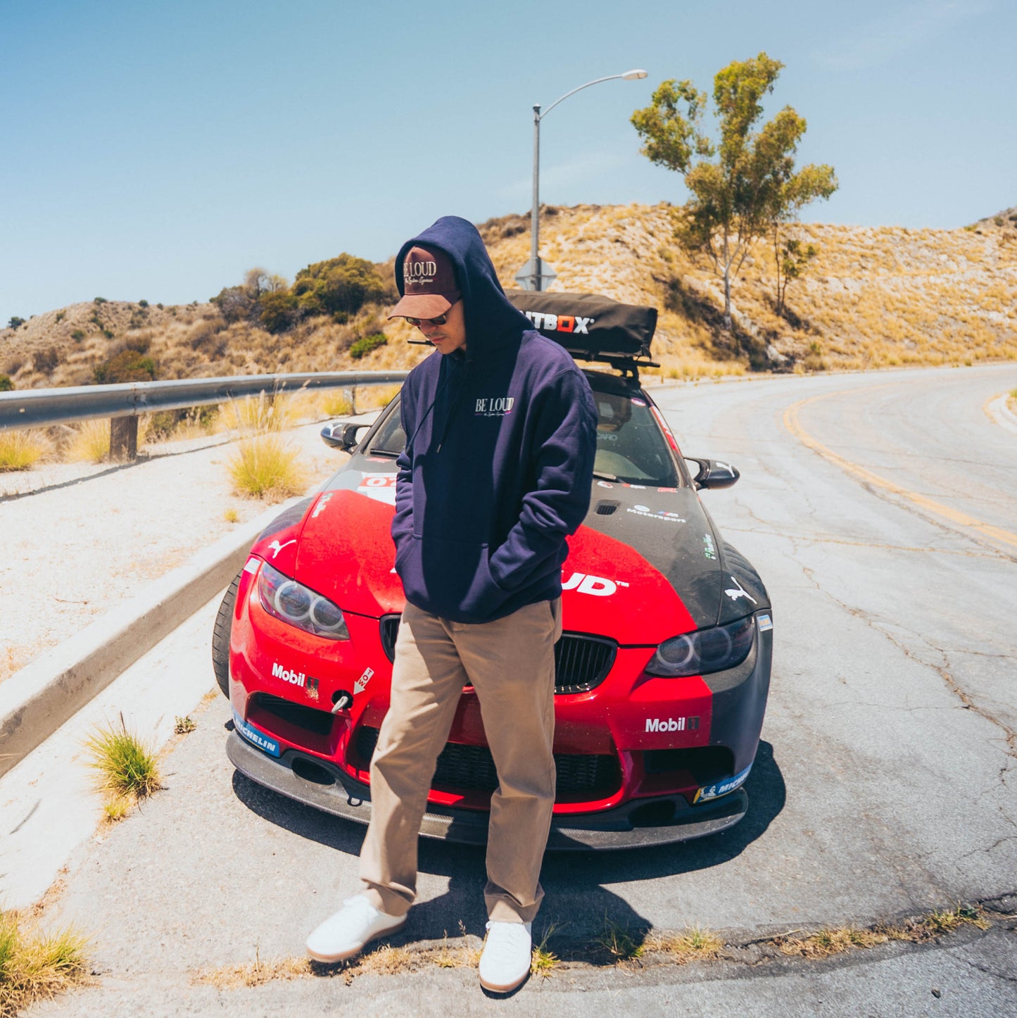 Be Loud LapTime Express Hoodie - Navy