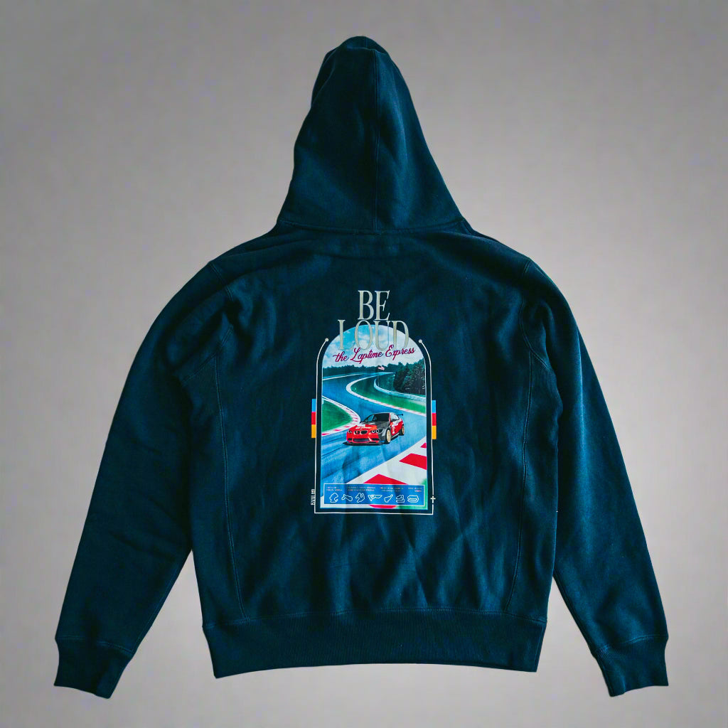 Be Loud LapTime Express Hoodie - Navy