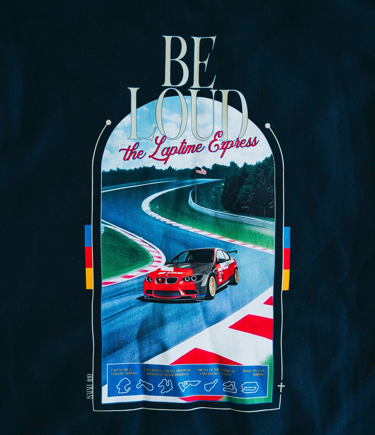 Be Loud LapTime Express Hoodie - Navy