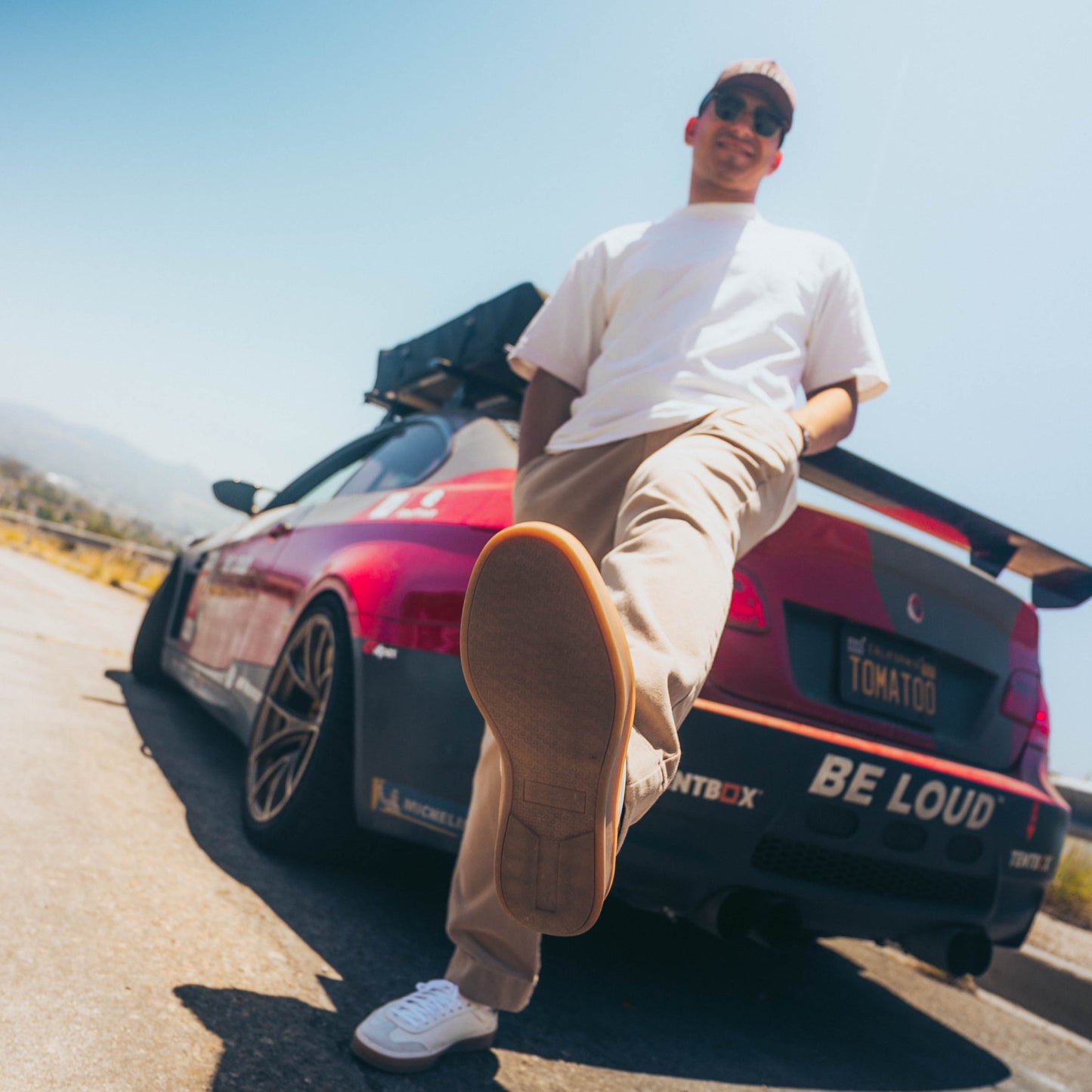 Be Loud LapTime Express Tee - Ivory