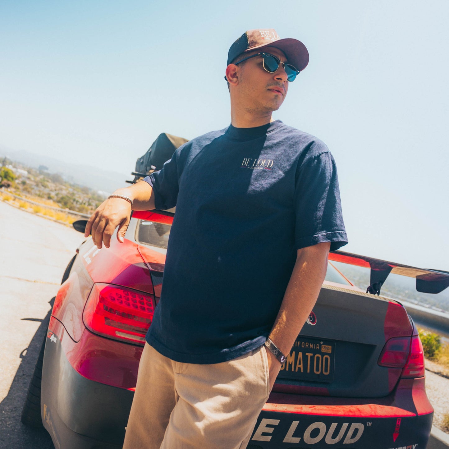 Be Loud Laptime Express Tee - Navy