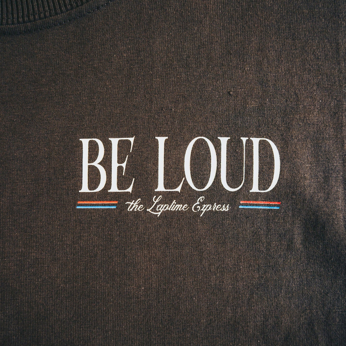 Be Loud Laptime Express Tee - Umber
