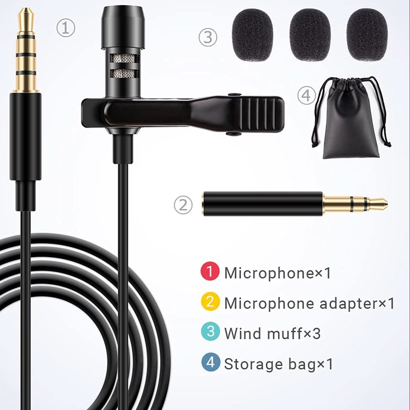 'Be Loud' Professional Grade Lavalier Microphone