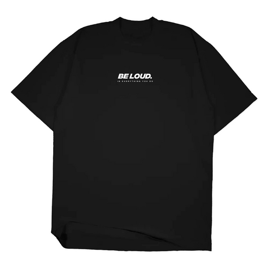 Black 'BE LOUD.' Crew Neck
