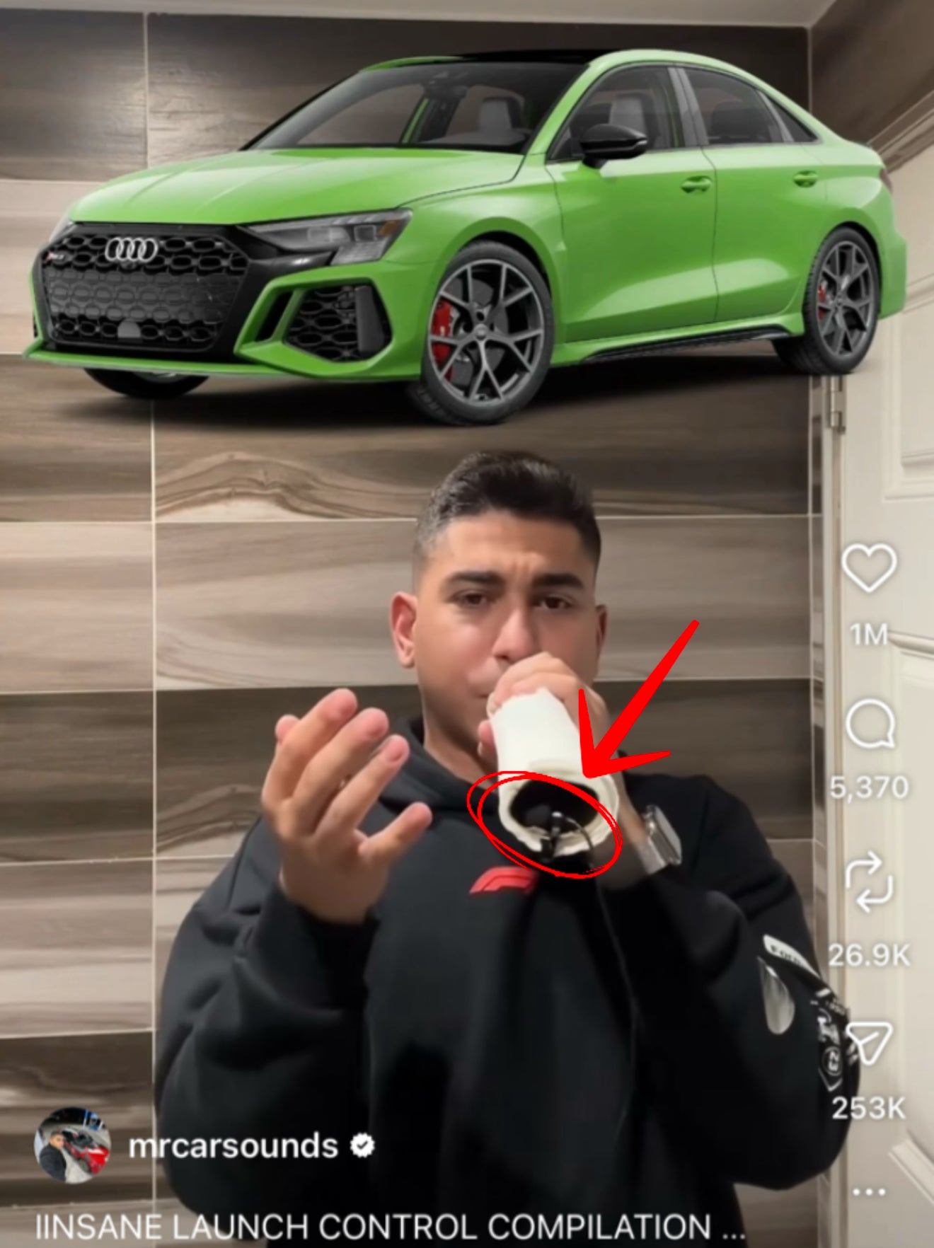 'Be Loud' Professional Grade Lavalier Microphone