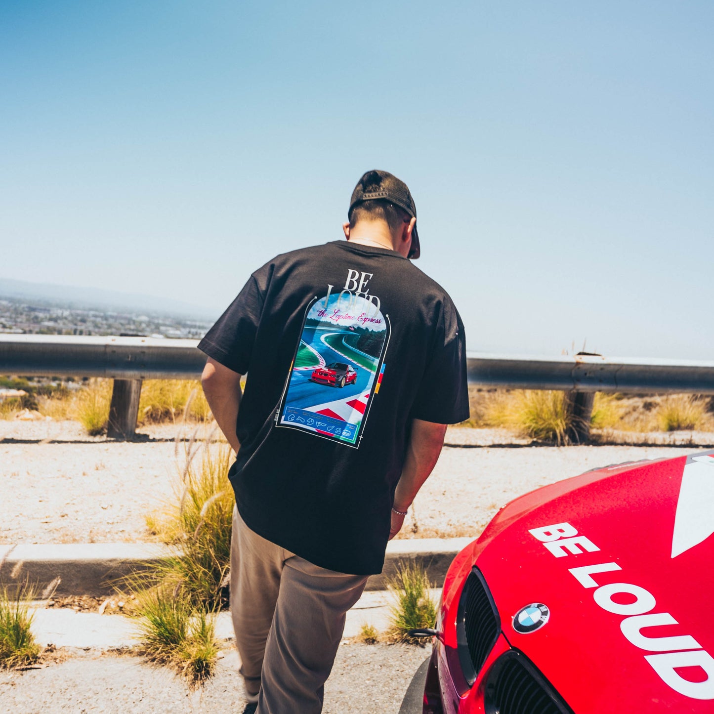 Be Loud Laptime Express Tee - Black