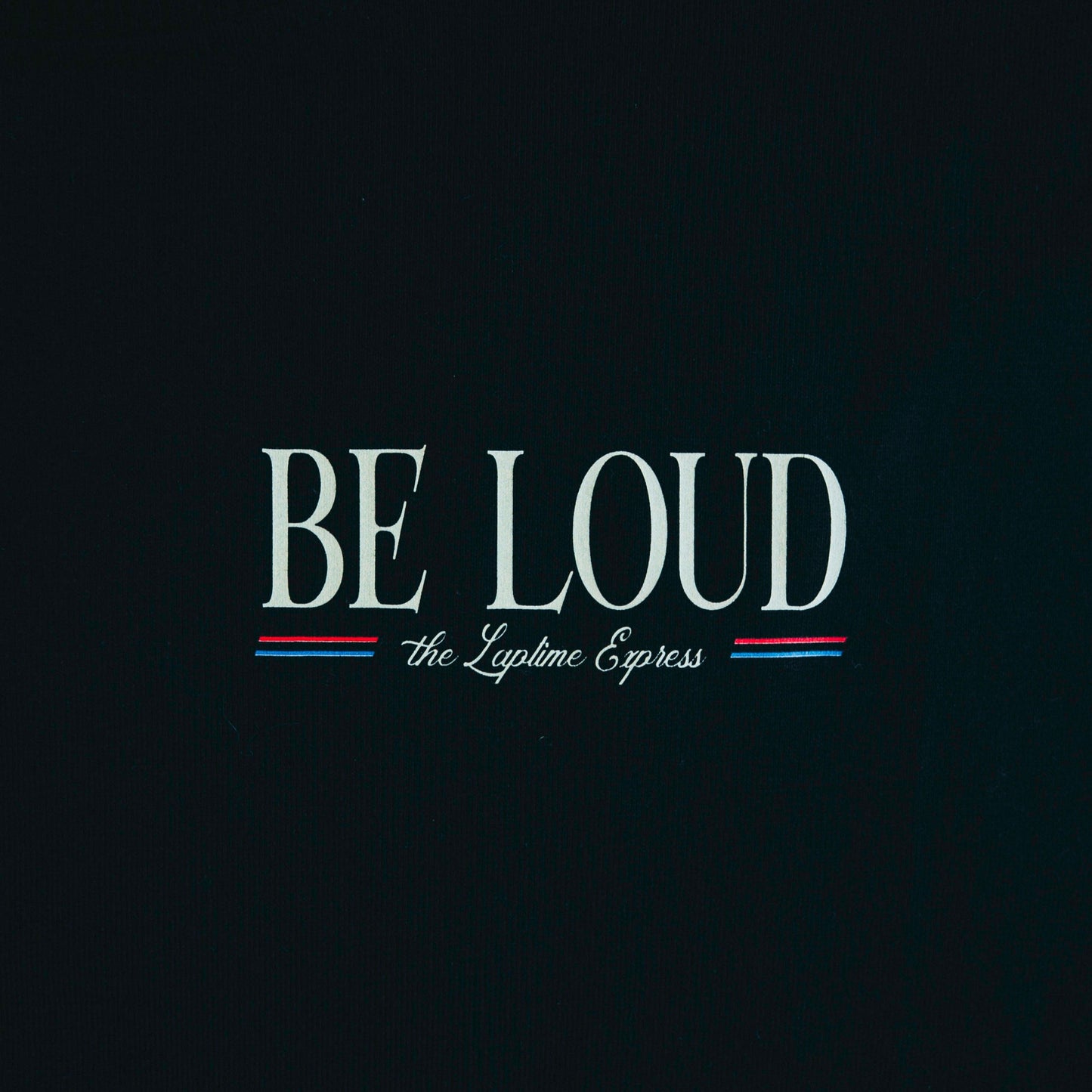 Be Loud Laptime Express Tee - Black