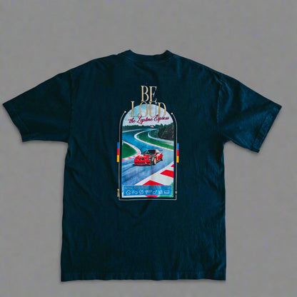 Be Loud Laptime Express Tee - Navy